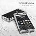 Ringke Fusion Compatible with BlackBerry KEYone Case Crystal Clear PC Back TPU Bumper Drop Protection, Shock Absorption Technology Raised Bezels Protective Cover - Clear