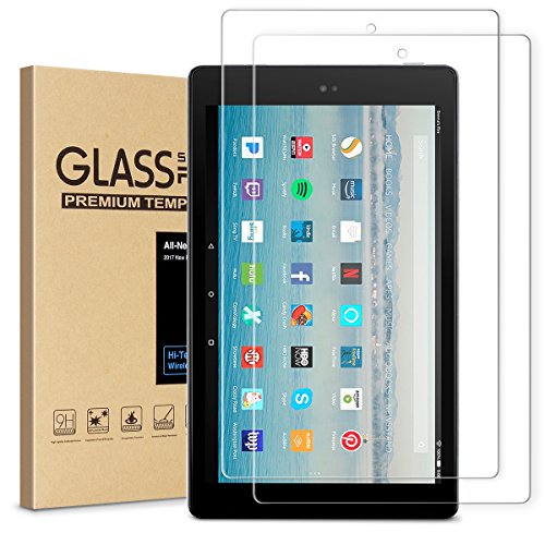 All-New Fire HD 10 Screen Protector,Tempered Glass Screen Protector Film for All-New HD 10 Tablet (7th 2017 Release)