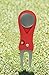 NKTM Golf Divot Tool with Pop-up Button & Magnetic Ball Marker Pitch Mark Mini Tool Lightweight Portable and Foldable