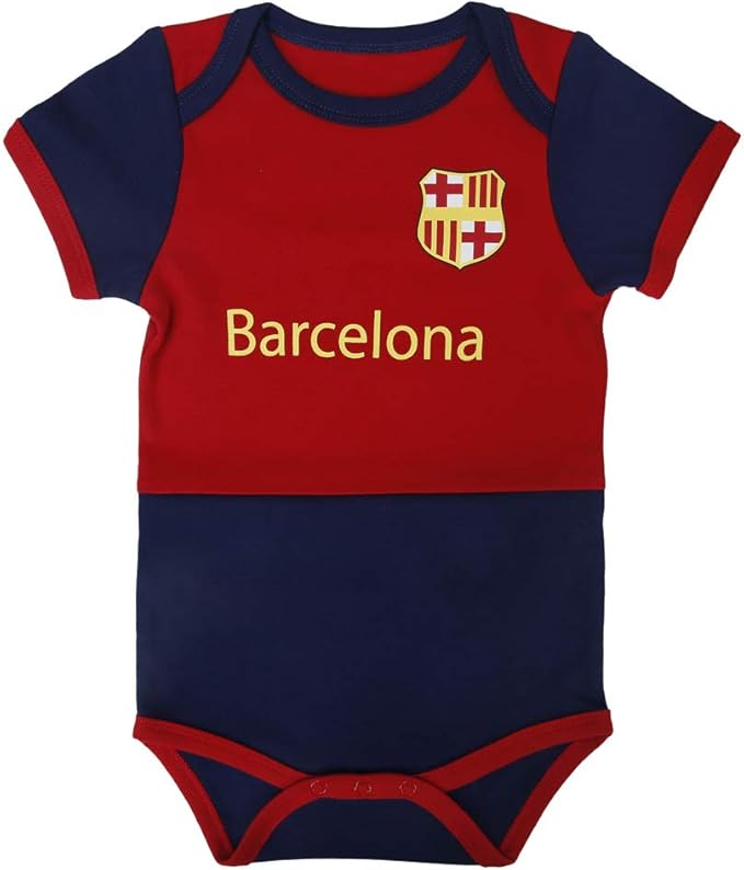 Newborn Barcelona Onesie Boys Girls Short And LongSleeve Baby Clothing