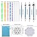 40 PCS Mandala Dotting Tools Set Mandala Stencil Mandala Painting Kits with for Painting Rocks Coloring Drawing and Drafting Art Supplies