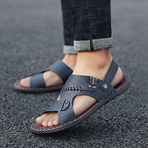 スポーツサンダル 紳士用 スリッパ両用 ビーチサンダル レトロ 手縫い カジュアル ウォーキング お洒落 防滑 歩きやすい サマー シューズ 通気性 ノンスリップ 水陸両用 疲れない ブラック B07t4j2qny 2 260円 激安通販ショッピング 超人気 専門店 人気海外一番 超