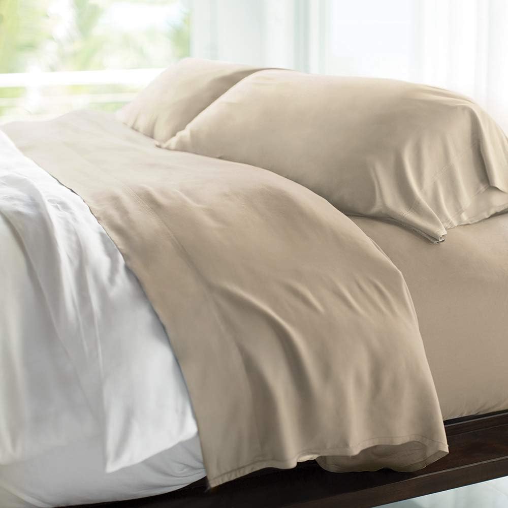 Cariloha Resort Bamboo Sheets 4 Piece Bed Sheet Set 100 Viscose