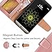LG G5 Case, Arae [Wrist Strap] Flip Folio [Kickstand Feature] PU leather wallet case with ID&Credit Card Pockets For LG G5 (rosegold)