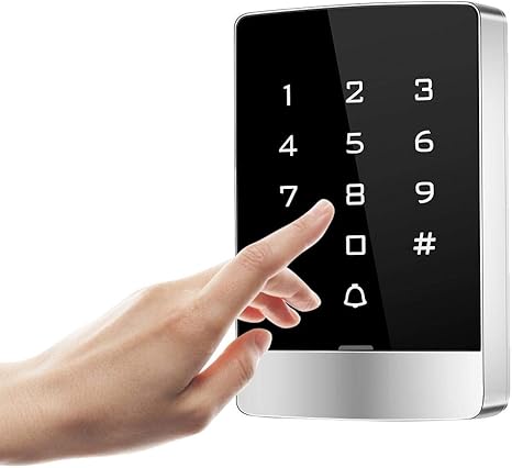 Amazon Co Jp アクセスコントロールマシン T9メタルタッチボタンウィーガンド26ビットカードパスワードドアエントリ ホームコントロールコントロールデバイス用アクセスコントロールシステム Idカード Diy 工具 ガーデン