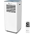 DR.PREPARE 8,000 BTU Portable Air Conditioner, Cooling, Dehumidifier, Fan & Sleep Modes 4-in-1 Portable AC w/Remote Control & 67'' Window Kit, Cools Up To 300 sq. ft, 1-24H Timers