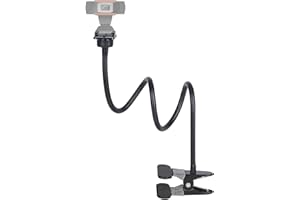 Mckysomd Webcam Stand - Upgraded Flexible Webcam Desk Mount Webcam Arm for Logitech Webcam C930e,C930,C920, C922x,C922, Brio 