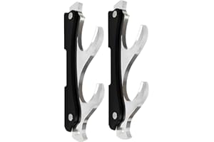 SEEMINESALE Sword Holder Wall Mount,Katana Stand for Wall Display,Light saber mount for wall, Sword Display,Wall Sword Rack,Katana Wall Mount(1 Pair Black)