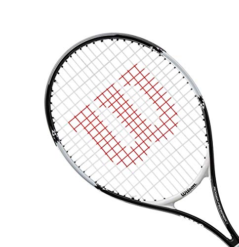 Wilson-Roger-Federer-Raqueta-de-Tennis-Unisex-Youth-BlackRed