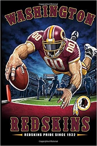 Washington Redskins Lined Notebook Journal 100 Pages 6 X 9 Inches Blank Ruled Writing Journal With Inspirational Quotes Perfect Diary Notebook Gifts For Father Day Mother Day Family Ideas Fan Lovers