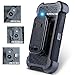 iPhone 5S Case, iPhone SE Case,ULAK Belt Clip Holster Kickstand Heavy Duty Anti Slip 5S Case Rugged Hybrid Rubber Shockproof Protection Hard Cover Compatible iPhone 5 5s SE (Black)