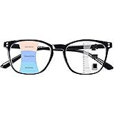 ZESAKER Progressive Multifocus Reading Glasses Women Men Blue Light Blocking Computer Readers Spring Hinges Eyeglasses