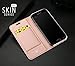 Galaxy J7 Pro Case , DUX DUCIS Skin Pro Series Ultra Slim Layered Dandy ,Kickstand,Magnetic Closure,TPU bumper,Leather,Full Body Protection For Samsung Galaxy J7 Pro (16GB) J730G / DS (Rose Gold)