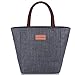 BALORAY Lunch Bag for Women Lunch Tote Bag Insulated Lunch Bags Lunch Tote Bag Snacks Organizer for Women Men Adults Work Picnic Hiking Beach Fishing (G-199L Grey)