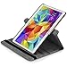 MoKo Samsung Galaxy Tab S 10.5 Case - 360 Degree Rotating Cover Case for Samsung Galaxy Tab S 10.5 Inch Android Tablet, BLACK (With Smart Cover Auto Wake / Sleep)