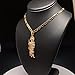 Gold Plated Saint Jude Pendant Necklace Figaro 26