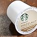 Starbucks K-Cup Coffee Pods, Hazelnut Flavored Coffee, Naturally Flavored, 100% Arabica, 1 box (10 pods)