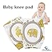 Baby Knee Pads, Tinabless Breathable Adjustable Elastic Unisex Infant Toddler Elbow Crawling Safety Protector, Indoor / Outdoor Use (2 pairs)