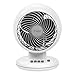 IRIS USA WOOZOO Fan, Oscillating Desk Fan, Table Air Circulator, Fan for Bedroom, 3 Speeds, 74ft Max Air Distance, 13 Inches, 112° Adjustable Tilt, 35 db Low Noise, White