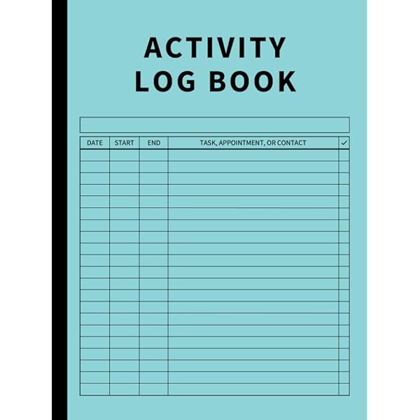 Log Book: Daily Ultipurpose Record Book Note, Counication Anageent Log Book Teplate Sheets - View #4