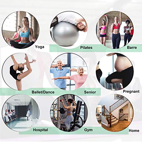 image for DB DEGBIT Yoga Socks Non Slip Women, Breathable Cotton Grip Socks, Com