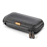 External Hard Drive Case - Shockproof EVA Carrying Case for WD My Passport Element Seagate Expansion Backup Toshiba - High Protection Portable Travel Electronic Power Bank Bag (Black)