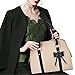 Handbag Shoulder Bag Hot Womens Vintage Messenger Tote with Bow (Beige-A)