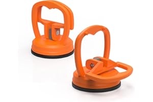 HEDGBOBO 2 Pcs Orange Suction Cups - Phone Screen Repair Tool Screen Removal Tool, Adjusting Stand Glass Suction Cup, Tool Compatible with iPad, iPhone, Laptop, Tablet, Computer, LCD Screen Repair