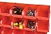 Performance Tool W5190 10-Bin Wall Mount Storage Rack, Blue