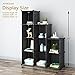 Tespo 9-Cube Modular DIY Storage Cube Organizer 4 Tier Shelving Bookcase Cabinet