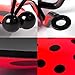 bsart Metal Wall Decor,Wall Art,Wall Sculpture,Ladybug(3-Piece) (Metal-01)
