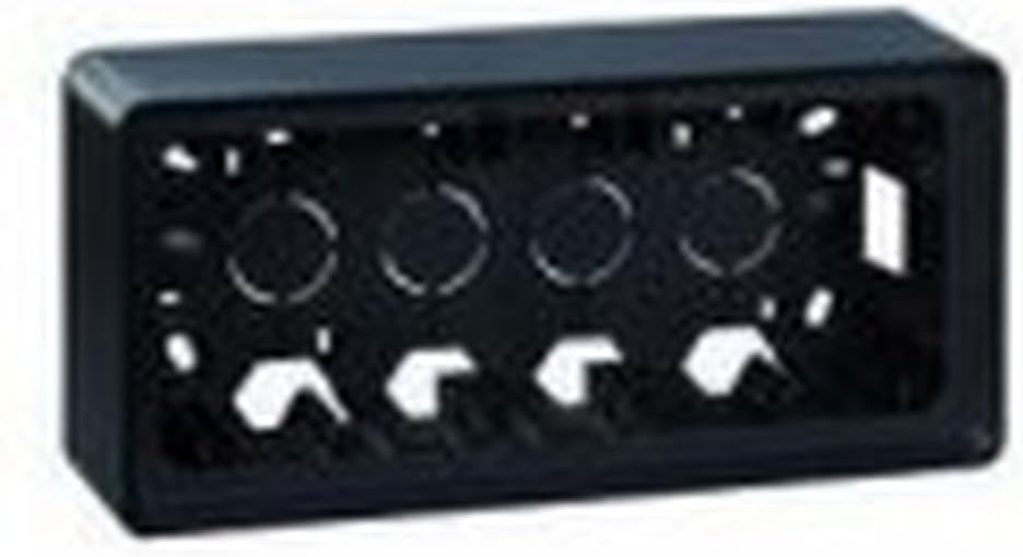 Simon 8200770-038 - Caja Superficie 3 Elem. Grafito: Amazon.es: Bricolaje y herramientas