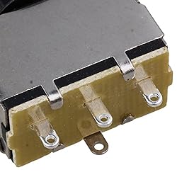 BQLZR Black Electric Guitar Enclosed 3 Way Toggle
