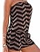 Sexyshine Women's Strapless Off Shoulder Printed Beachwear Short Rompers Jumpsuits