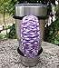 MOCE Handmade Paracord Handle for 30 oz. Tumbler, Purple/White