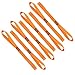 XSTRAP STANDARD Soft Loop Tie-Down Straps 8PK 1-1/16 x 18 inches - 3600LB Breaking Strength, Loops for Securing Trailering of Bikes, ATV, UTV, Motorcycles, Scooters, Dirt Bikes, Lawn Equipment, Orange