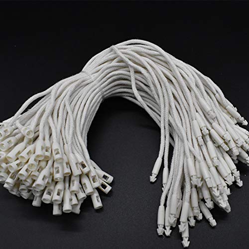 Renashed 7.7" 500 Pcs Cotton Hang Tag String Fasteners for Gifts