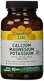 Country Life - Calcium Magnesium Potassium, 90 tablets