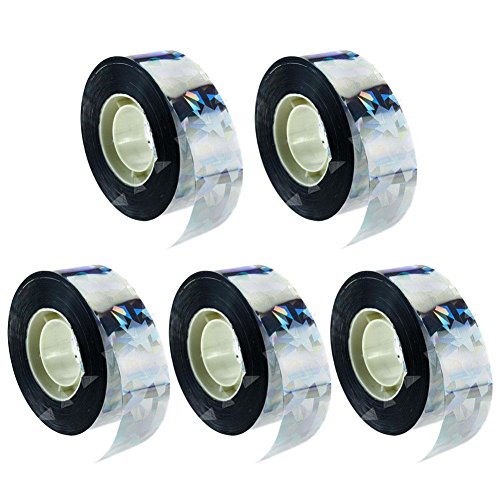 KICODE BigFamily Birdie Super Sturdy Bird Repellent S Care Tape Double Sided Flash Deterrent Light Reflector - Thumbnail 4