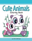 Cute Animals Coloring Book by Erik DePrince
