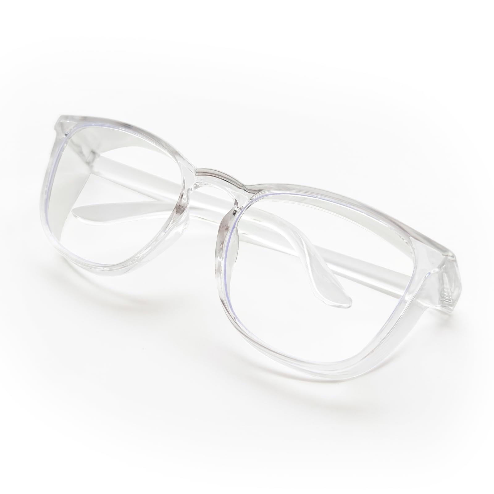 Yier Mei Safety Glasses Anti Fog Goggles for Nurses Women Protective Eyewear, Eye Anti Dust UV Protection Glasses for Women Men (Clear)