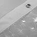 Sfoothome Heavy Duty 100% EVA 3D Effect Bath Curtain Shower Curtain or Liner Stall,Clear 72 Inch Wide 72 Inch Long