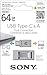 Sony 64GB USB Flash Drive for Type-C Smartphone and Tablets (USM64CA1/S)