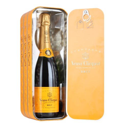 Veuve Clicquot ponsardin Yellow Label brut Champagne gift tin 750ml (3049614126918)