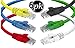 CAT 6 Ethernet Cable (1.5 Feet) LAN, UTP (18 inch) CAT6, RJ45, Network, Patch, Internet Cable - 6 Pack (1.5 ft)
