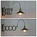 SUSUO Lighting Industrial Look Scissor Extendable Accordion Wall Sconces Loft Style Iron Art Wall Lamp