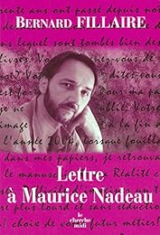 Lettre à Maurice Nadeau