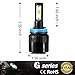 JDM ASTAR High Performnace 880 889 LED Fog Light Bulb, Xenon White
