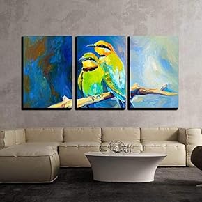 Original Oil Painting of Blue Tailed Bee Eaters...