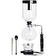 YUCHENGTECH Siphon Syphon Coffee Maker Tabletop Glass Siphon Pot Glass Technica Syphon Coffee Maker Siphon Vacuum Coffee Maker(3 Cups(360ml))